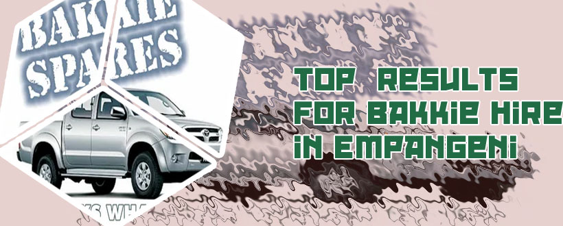 Bakkie rental prices