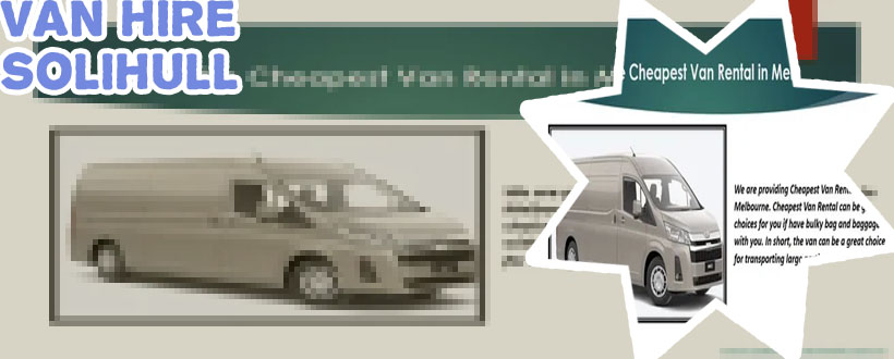 Cheapest van hire