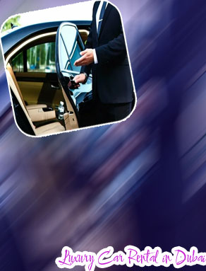 Luxury car rental with driver
