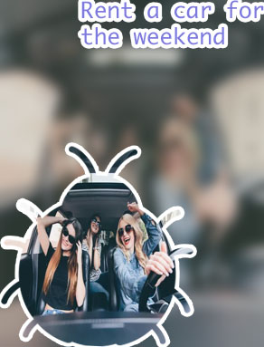 Rent a car for the weekend near me