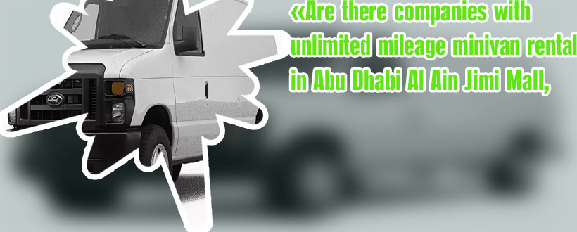 Van rental unlimited miles near me