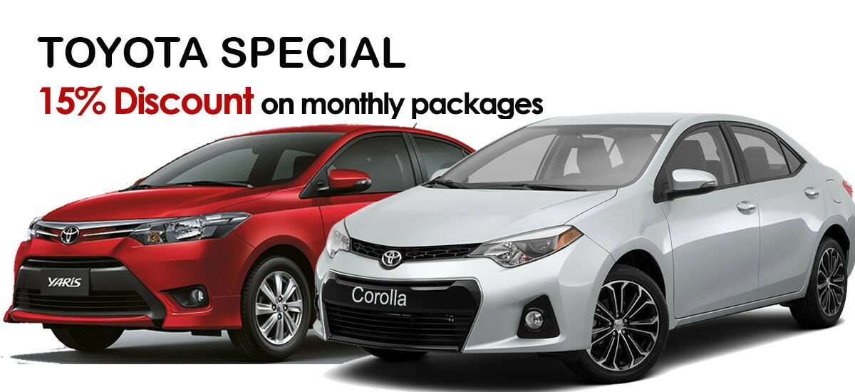 Get Rent a Car Toyota Special